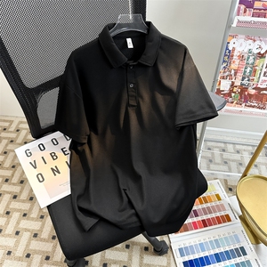 PL9001-P20-控39-大量现货POLO衫男短袖T恤潮牌纯色翻领透气网眼图片