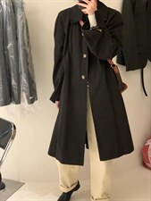 风衣来啦。韩代1:1面料是韩密制。，女装风衣，molly fits