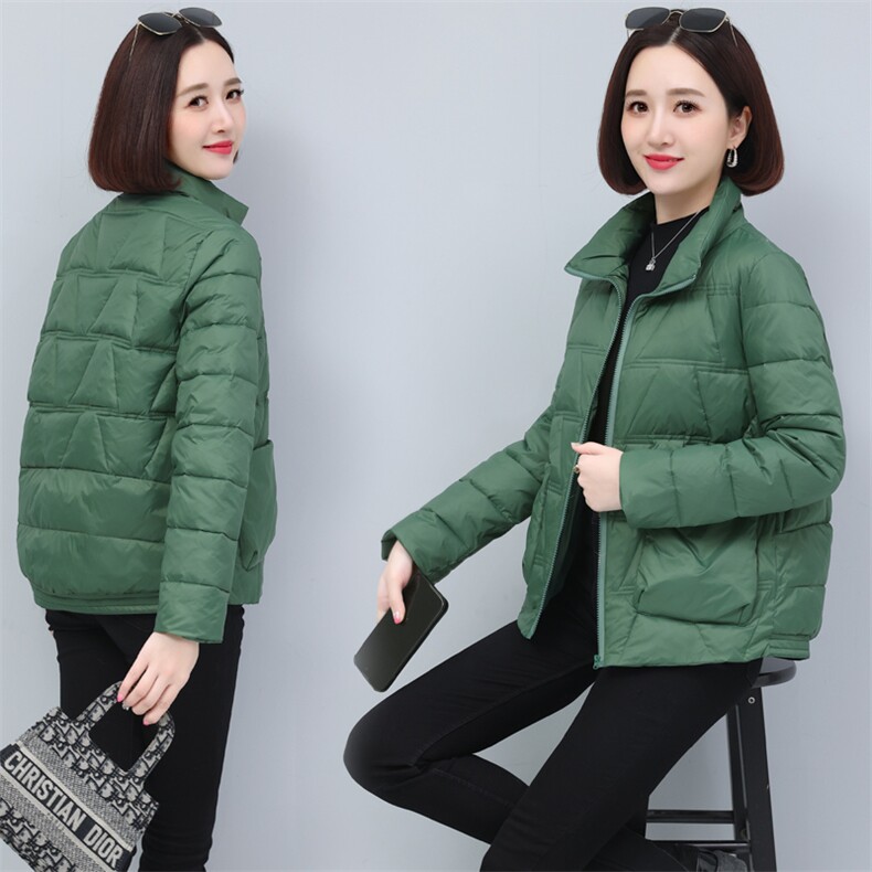 立领羽绒棉衣棉服女冬2022新款休闲小棉袄小个子冬装外套,女装棉衣/棉服,涵誉