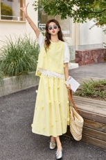 2025夏季新款时尚套装女洋气小个子圆领短袖上衣配短裤两件套潮，女装套装/套裙，橙子家