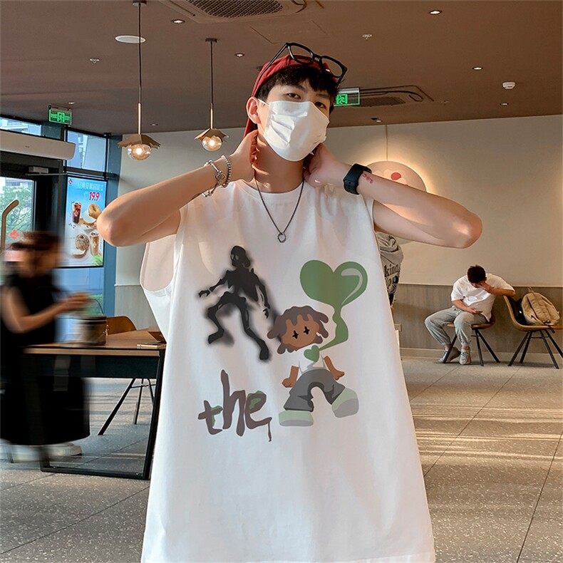 已注册抖音直播得物品质纯棉250克重磅男无袖背心T恤T574P28控39,男装背心/马甲,电商C408(原B339-1)