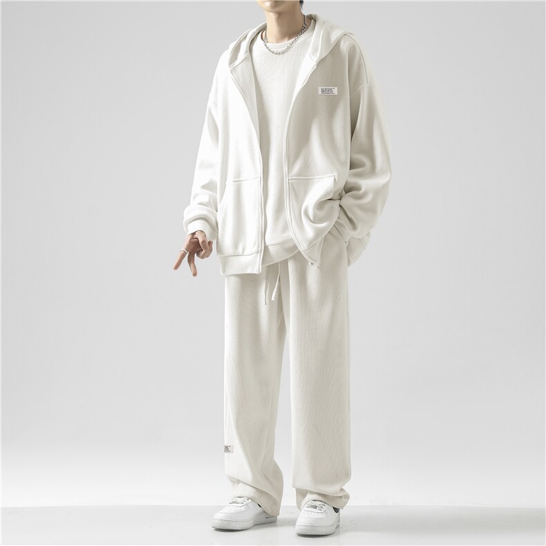新品三件套保暖休闲简约质感垂顺潮牌SJT863-特批176,男装休闲套装,星座718