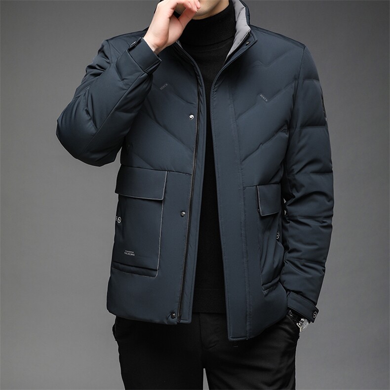 B21005钱塘2020-3基础款男士羽绒服数据好80白鸭绒P225,男装羽绒服,钱塘207-3