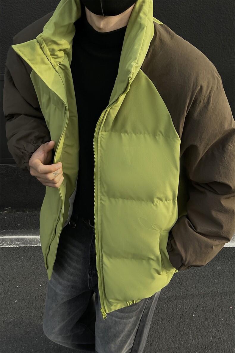 (大量现货）冲量款撞色款高品质立领棉衣外套TBMY07-P60特价,男装棉衣,星座1315