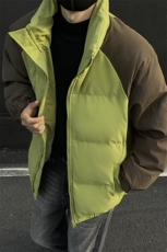 (大量现货）冲量款撞色款高品质立领棉衣外套TBMY07-P60特价，男装棉衣，星座1315