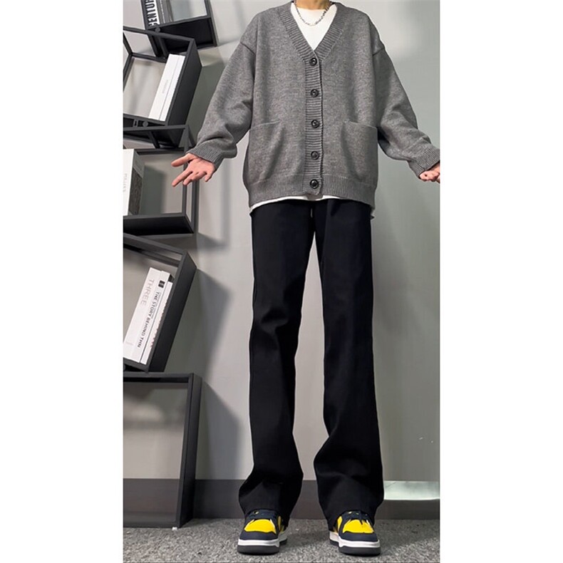 现货抖音品质黑色弹力修身直筒牛仔裤量大价格还可谈!,男装牛仔裤,星座310A-4