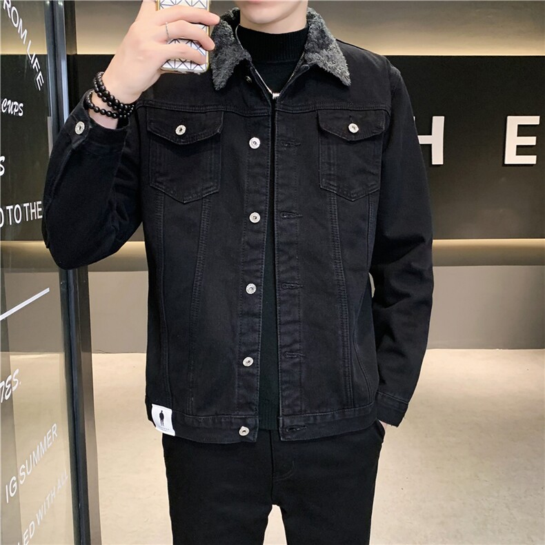 JK902J-p68M-5XL控108加绒羊羔绒牛仔夹克CITYBOY,男装夹克,星座103A