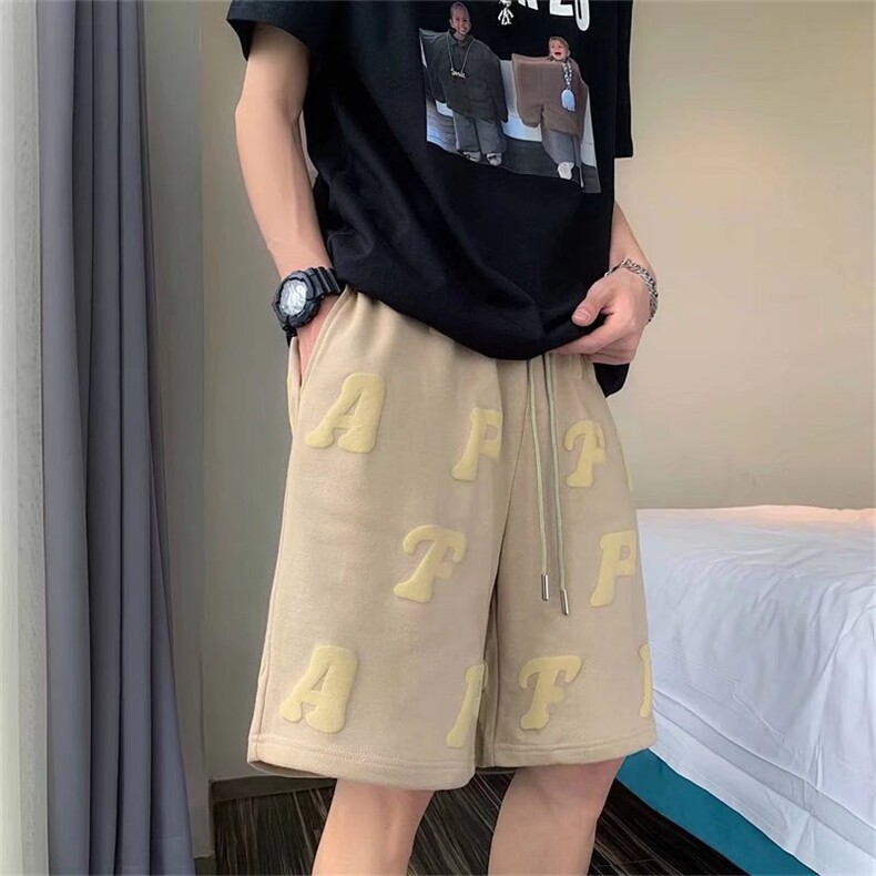 美式高街字母篮球运动五分裤男女夏季ins港风短裤DK6008P30,男装休闲裤,星座1116-2