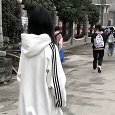 秋冬卫衣三条杠宽松垂坠感慵懒重磅连帽外套情侣上衣WY09P39，女装短外套，星座1013-5