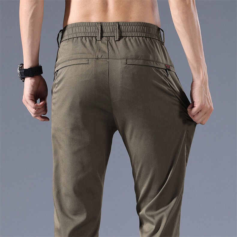 裤子男款薄款2025新款休闲裤男士直筒修身外穿工作长裤子男裤春夏，男装休闲裤，星座224-3