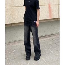 牛仔裤男款青年阔腿宽松慵懒松弛感工装牛仔裤直筒长裤NA058，男装牛仔裤，星座1116A（原606A-3）