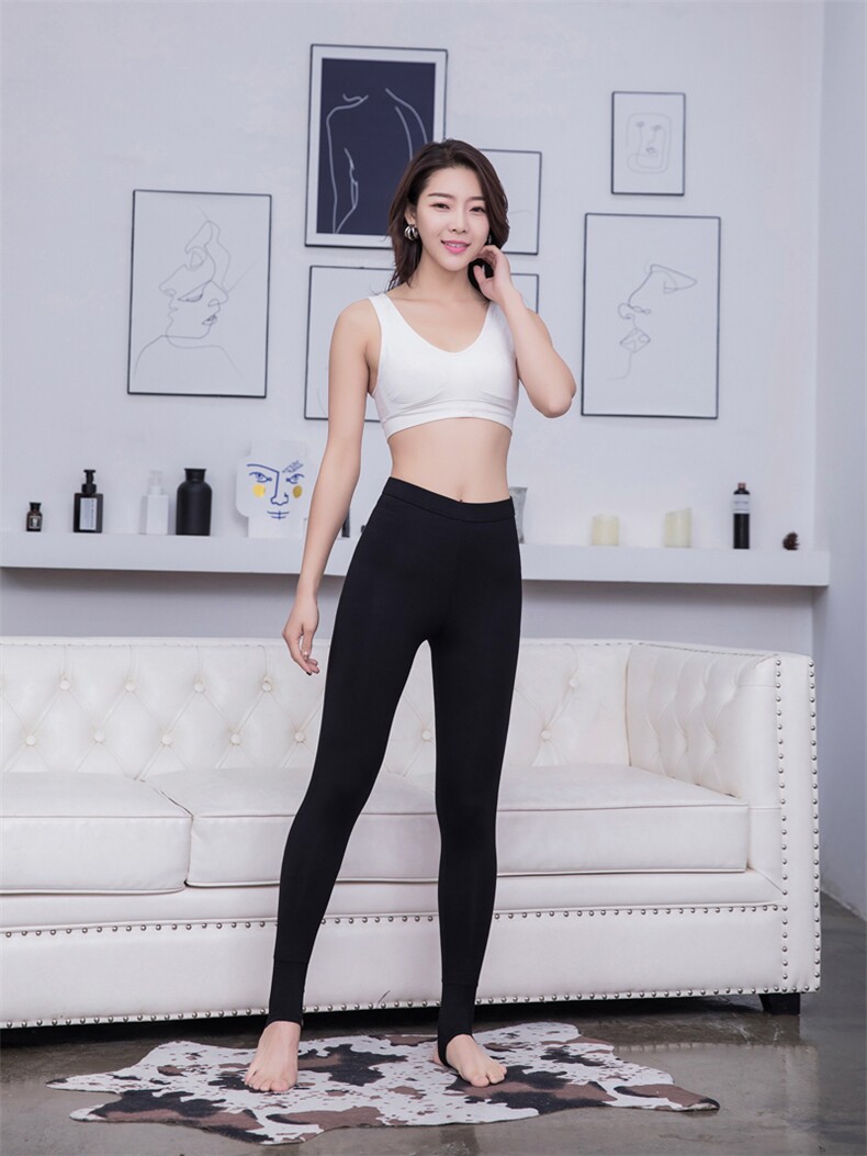 女士秋冬保暖裤简约贴肤软糯舒适高弹显瘦打底必备，女装打底裤，金牧歌羊绒裤