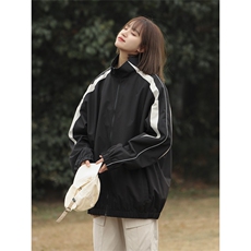 春季新款美式山系休闲纯色冲锋衣情侣潮流夹克外套JK7802-特P65，男装夹克，星座904