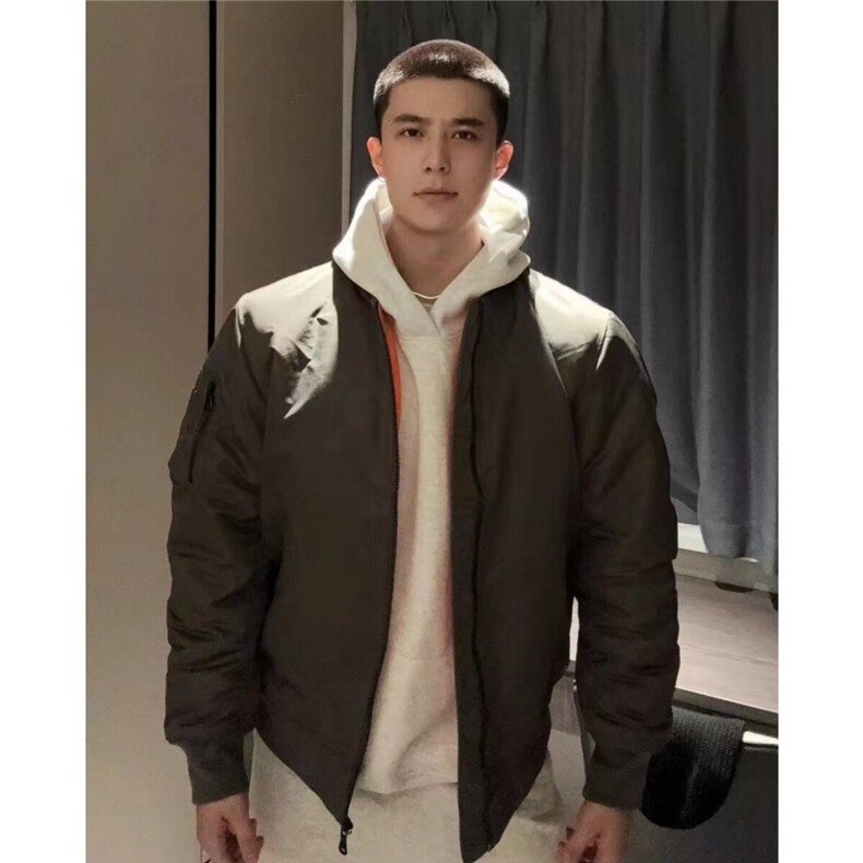 原版高质量飞行员夹克棒球服冬季棉服外套807-3-JK913JM-P110,男装夹克,星座807-3