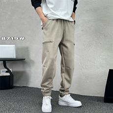 高级感时尚美式束脚休闲裤男运动长裤A329-K8719-P65，女装休闲裤，电商A329