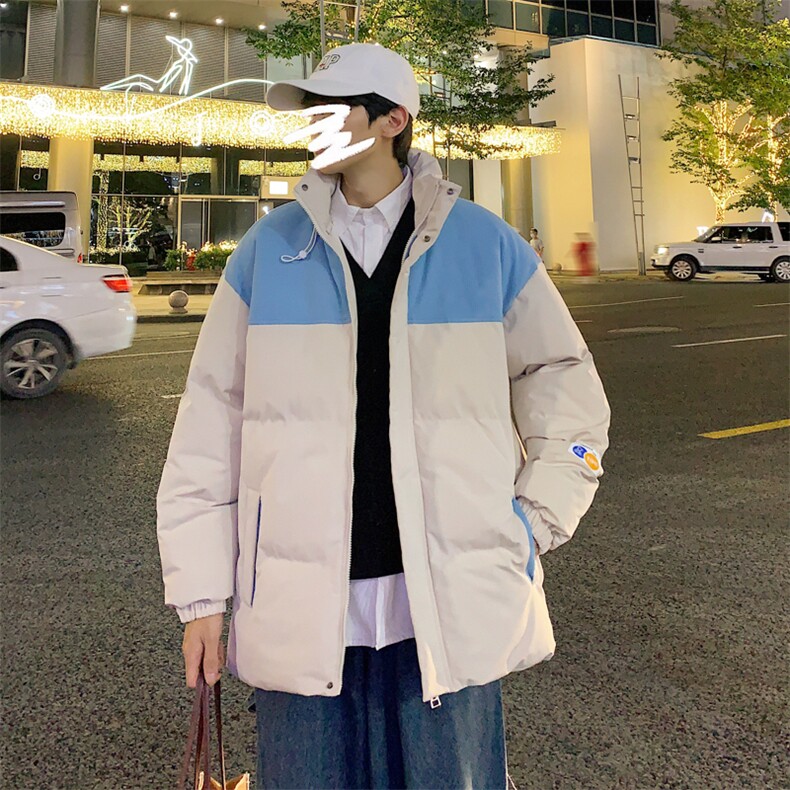 新款男百搭设计感港风棉衣M063-P90控148,男装棉衣,星座717