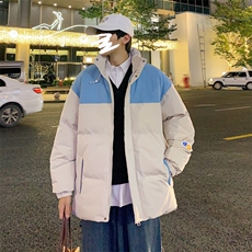 新款男百搭设计感港风棉衣M063-P90控148，男装棉衣，星座717