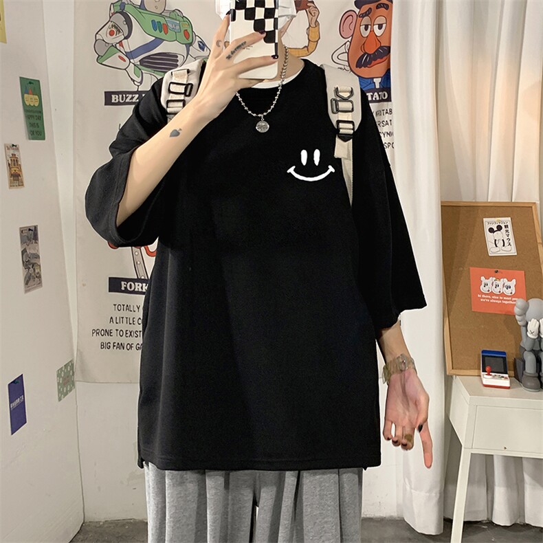 Q11204-P30春夏季七分袖t恤男大码五分袖男短袖中袖,男装T恤,电商A040