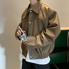 美式潮牌飞行员工装上衣秋季新款小众设计感夹克男外套W7789-P78，男装夹克，星座512-4