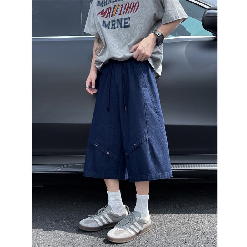 夏季新款潮牌高品质水洗原牛复古美式休闲七分牛仔裤男2556-特P39,男装休闲裤,电商C305A