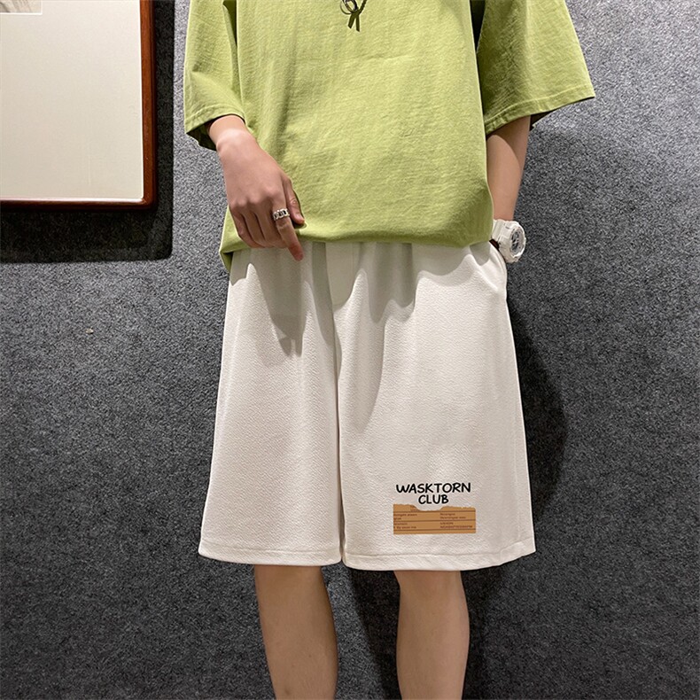 冰丝短裤男士大码宽松休闲五分裤男运动中裤MK37350-P15,男装休闲裤,电商A040