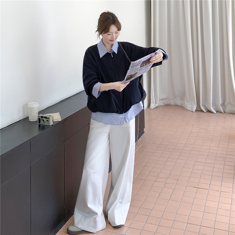 【现货】数据好~假两件短外套82691-P145-K198,女装短外套,2B076