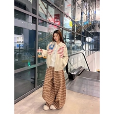 美式潮流夹克男士春秋季新款宽松高街设计感休闲百搭翻领外套，男装夹克，星座410-7
