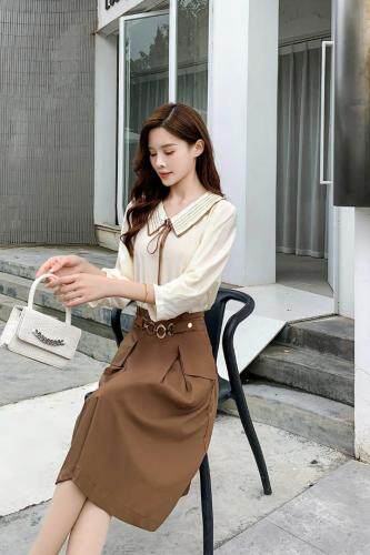 2021秋装套装两色四码M-XXL，女装职业装，艾涵o