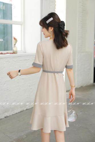 连衣裙加色，女装连衣裙，莲佳妮