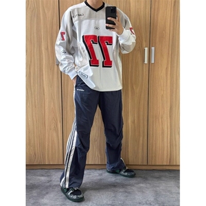 欧美街头赛车服卫衣潮牌酷帅冰球服美式套头外套 WY5508 特P38图片