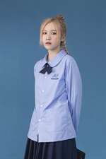 中性C316CS671P58秋装长袖衬衫泰式校服情侣装制服班服学院少年，男装衬衫，电商C316