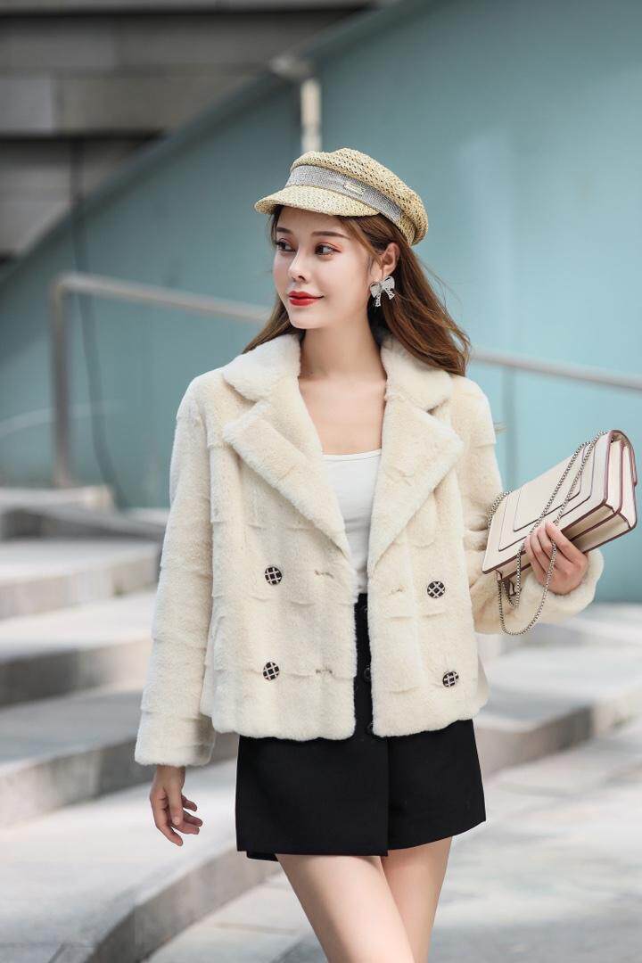 丹麦貂皮草，爆爆爆，女装皮草，蕊妮