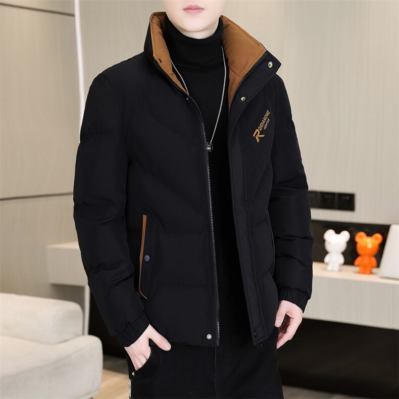 冬季加厚棉衣男休闲时尚青年立领棉衣百搭棉服外套M1801-P78,男装棉衣,星座310B-3