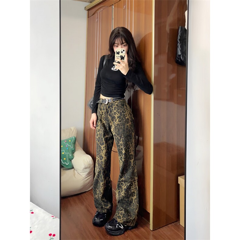 【网图】豹纹牛仔裤男夏季薄款欧美VIBE裤子美式高街KZA25LL-P55,男装牛仔裤,星座1007（原301D）