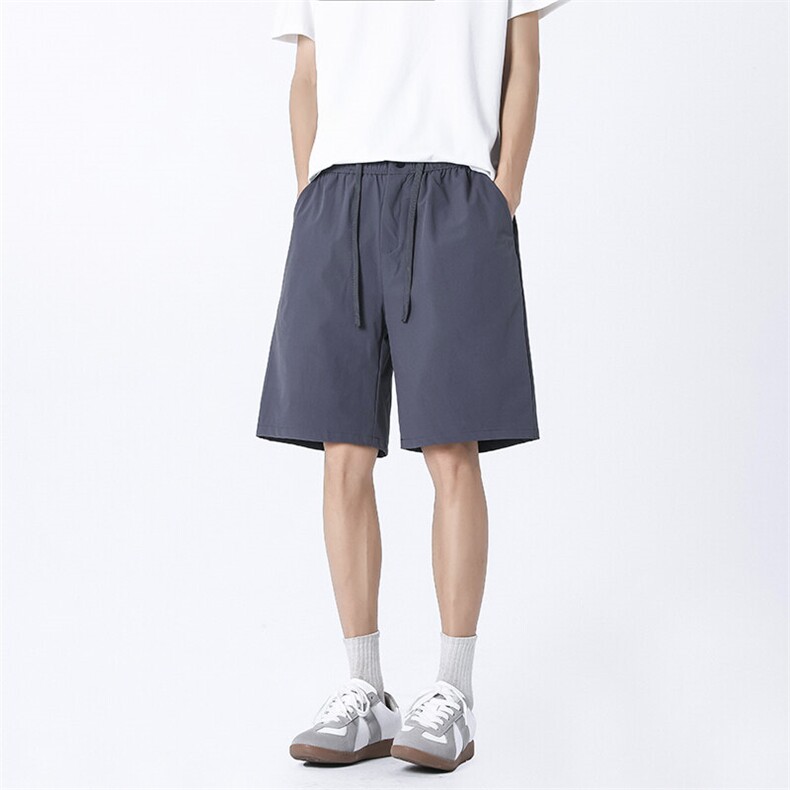 B258-K2887-P45控58抖音品质纯色短裤成分聚酯纤维,男装牛仔裤,电商B258