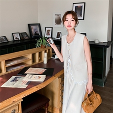 高级感马甲阔腿裤两件套女2025夏季新款韩版显瘦洋气减龄时尚套装，女装套装/套裙，2C307