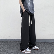直播款春夏冰丝裤宽松休闲裤拖地裤垂感小西裤A017K609P50，男装西裤，电商A017