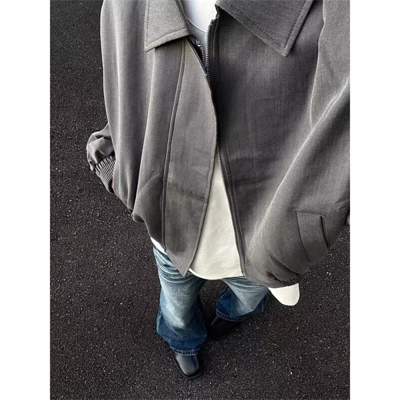 【有货】DS06-P88黑色短款外套男生秋季潮牌高级感男装西装夹克,男装夹克,星座603-2