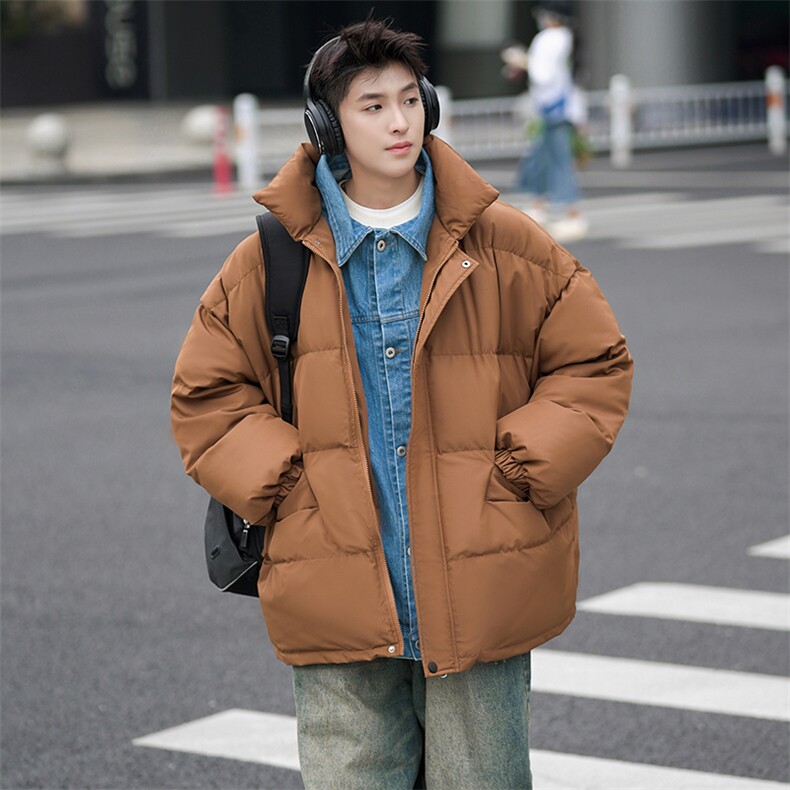 现货一万件抖音直播牛仔假两件大码棉衣情侣棉服8218P118,男装棉衣,电商A030