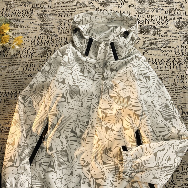 港风连帽冲锋衣情侣外套防风防水登山服夹克男JH-JK6288-P45,男装夹克,星座717
