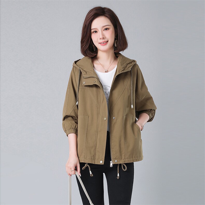 2023春款新品风衣外套-761款棉,女装风衣,秋牧寒烟