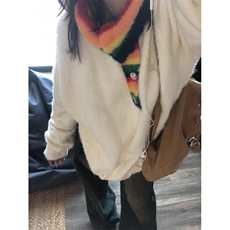 【有货】彩虹高领毛衣男女仿貂毛针织衫外套MY451CC-特P60，男装针织衫/毛衣，星座1007（原301D）