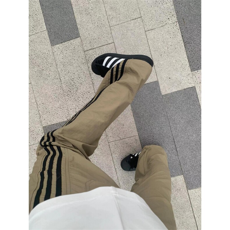 美式复古条纹直筒裤三道杠速干裤子男夏季薄款1007-WWKZ01-P48,男装休闲裤,星座1007（原301D）