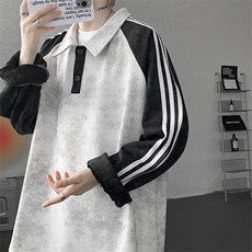 WY10162-特P45控88撞色拼接大码百搭宽松卫衣男，男装卫衣，电商A059