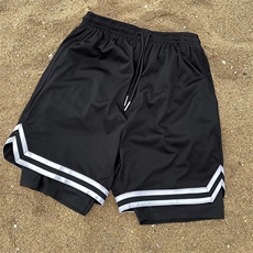 潮气质ins男夏季慵懒宽松型时尚潮牌休闲裤五分裤运动裤K3831-P28，男装休闲裤，星座412-3