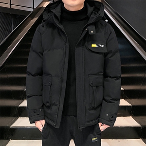 冬季学生潮流工装连帽棉衣男士加厚保暖棉服外套MY619-P60