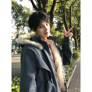 活页结构座山雕外套棉服男款冬季美式小众多形态穿法御寒保暖棉衣图片