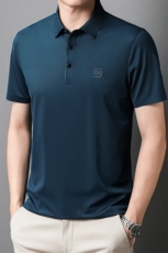 男士2023夏季新款冰丝免烫polo衫男短袖翻领商务休闲半袖t恤男装，男装T恤，电商B212（原钱塘6029）