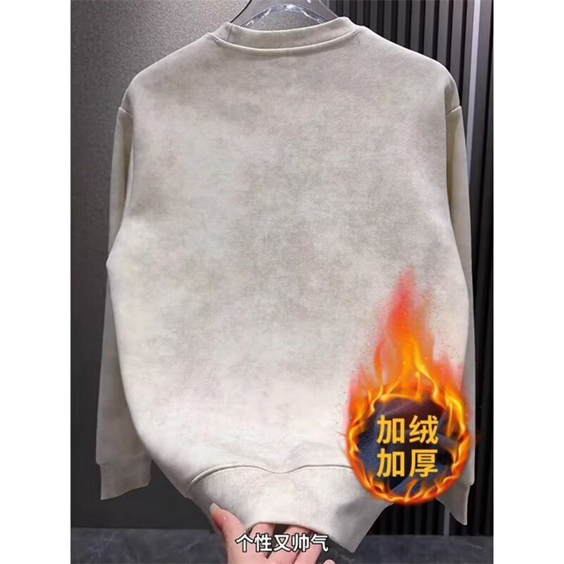 网络图现货潮牌加绒设计感男士时尚舒适保暖休闲卫衣JT600-P40,男装棉衣,星座715-7