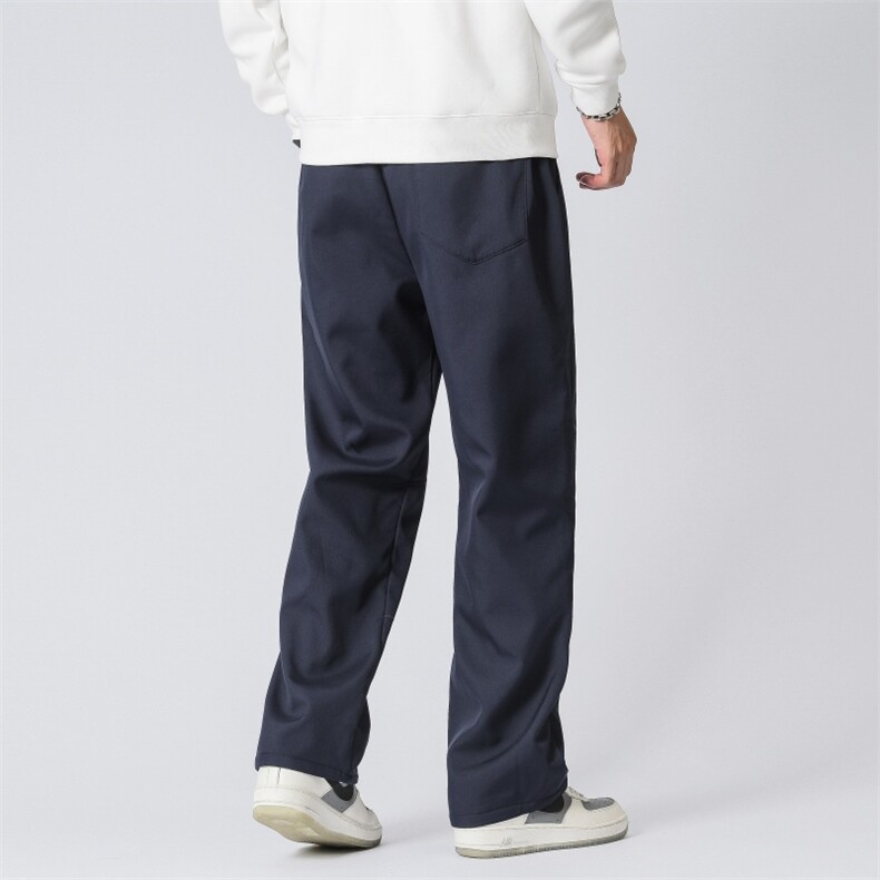 加绒加厚秋冬休闲男士石墨烯加厚宽松休闲裤直筒裤K8908-P40,男装卫衣,星座310B